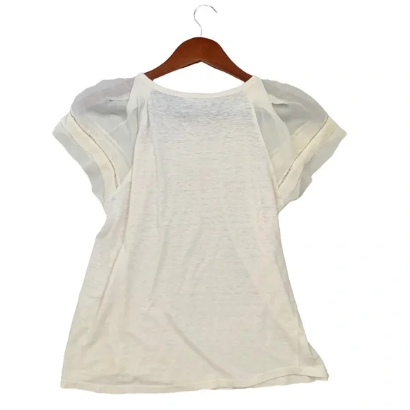 Rebecca Taylor Linen and Silk Blouse  Size S - Picture 5 of 11